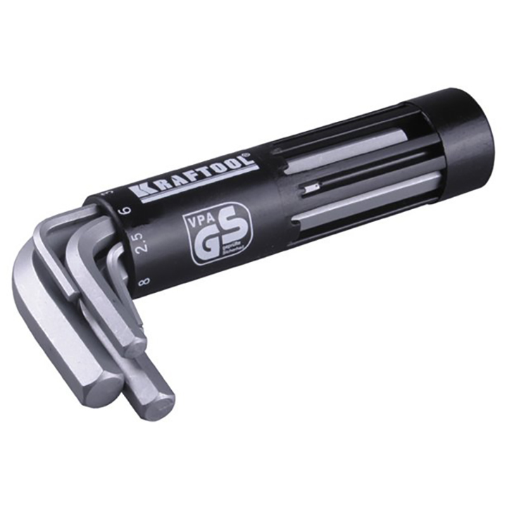 КЛЮЧИ ИМБУСОВЫЕ KRAFTOOL КОРОТКИЕ 8ШТ 2-10 27430-1