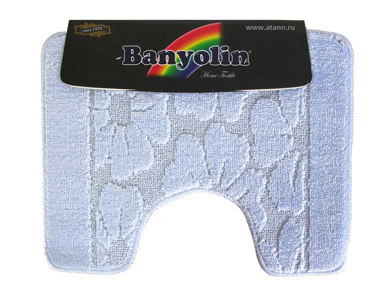 КОВРИК BANYOLIN U-TYPE 50X60 СВ- ГОЛУБОЙ