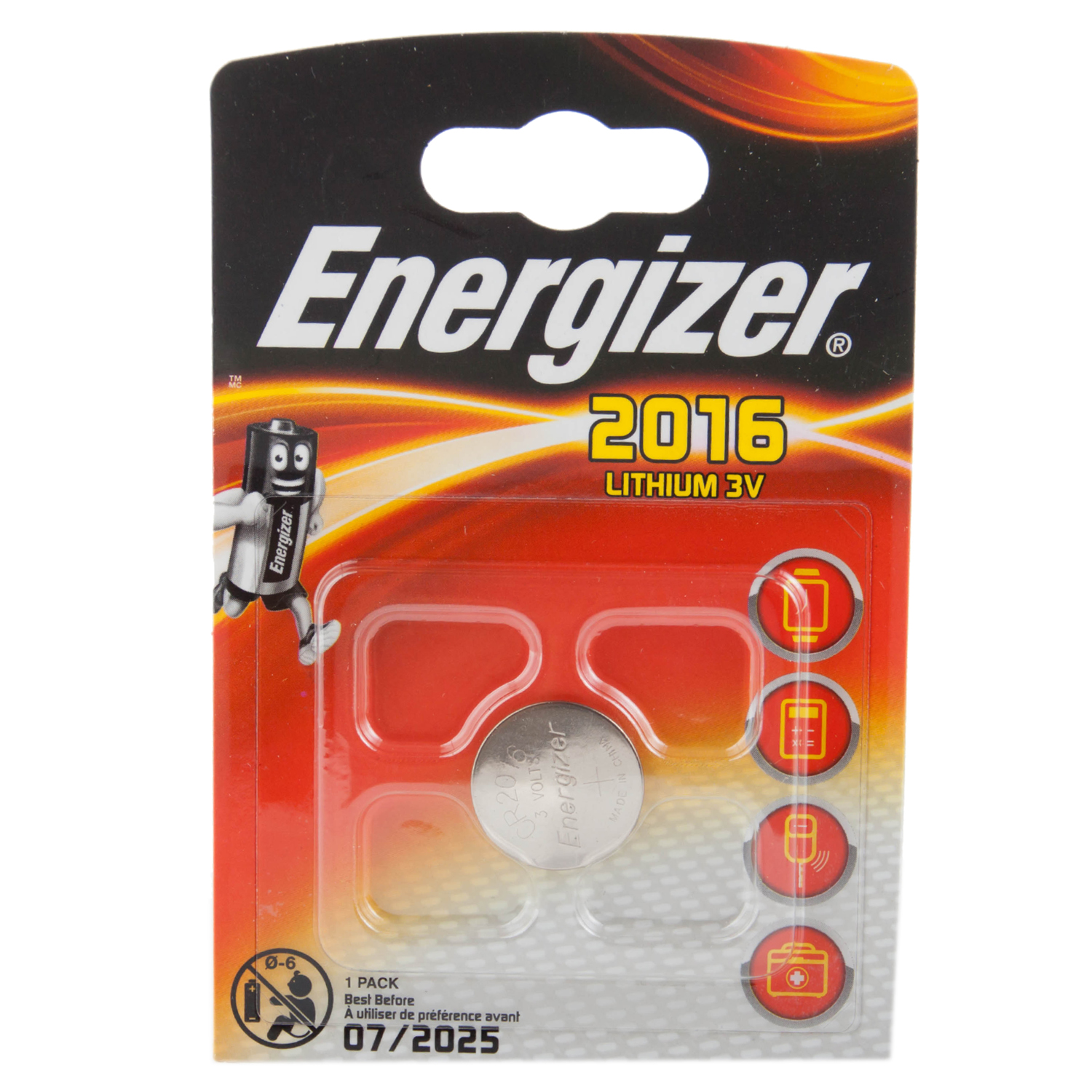 БАТАРЕЙКА ENERGIZER MINI LITIUM CR2016 FSD2