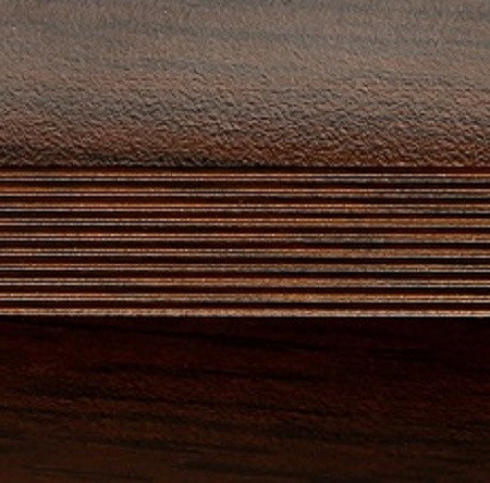 СТЫК С ДЮБЕЛЕМ 40ММ 0,9 ОРЕХ ТЕМНЫЙ