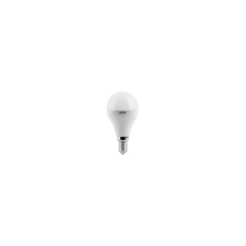 Лампа Gauss 6W LED Е14 4100 К ШАР