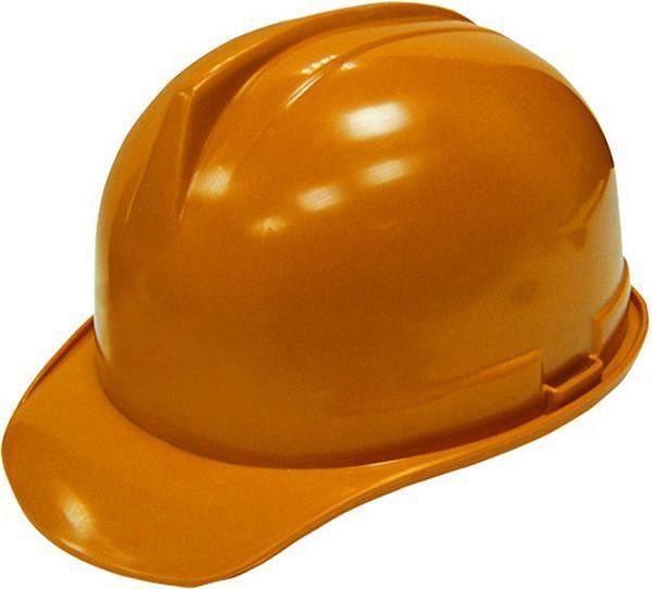 КАСКА СТРОИТЕЛЬНАЯ ОРАНЖ.  БИБЕР