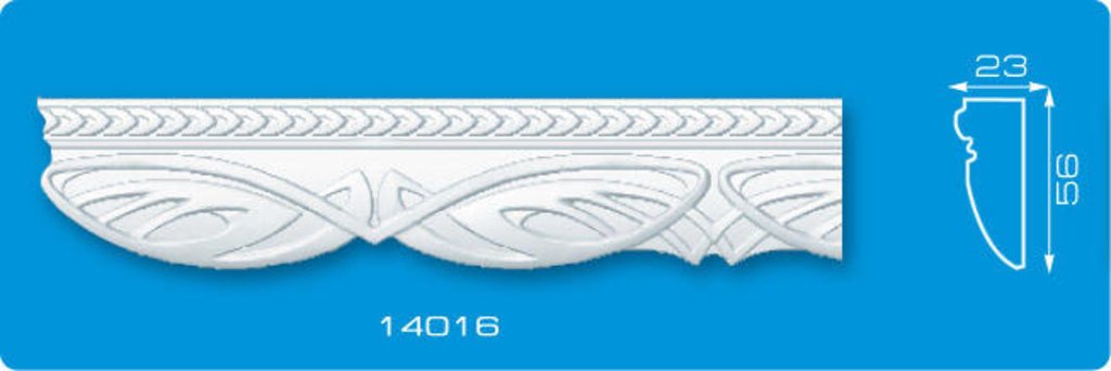 ПЛИНТУС ПОТОЛОЧНЫЙ 1,3 14016 (50)***