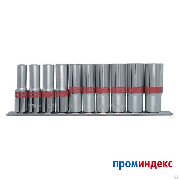 НАБОР УДЛИНЕННЫХ ТОРЦЕВЫХ ГОЛОВОК 3/8 6-ТИ ГР. 8-19ММ MATRIX 13591
