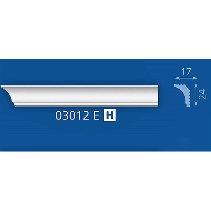 ПЛИНТУС ПОТОЛОЧНЫЙ 2М 03012Е (240)
