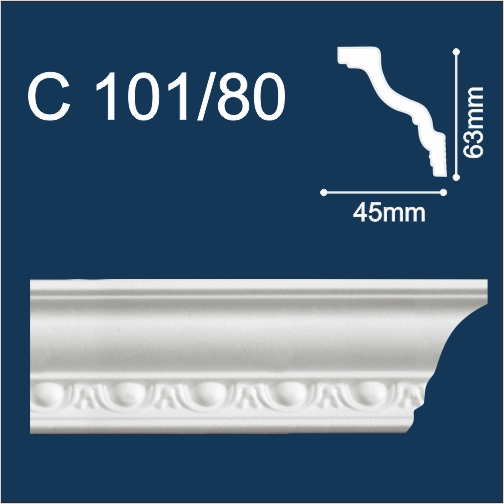 ПЛИНТУС ПОТОЛОЧНЫЙ 2М AС-40 30Х30 (120)
