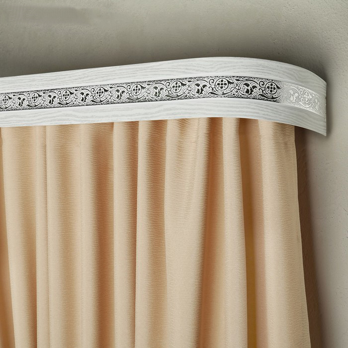 КАРНИЗ ПОТОЛОЧНЫЙ УЛЬТРАКОМПАКТ ЛИСТ СЕРЕБРО/БЕЛЫЙ 3-Х РЯД.160СМ