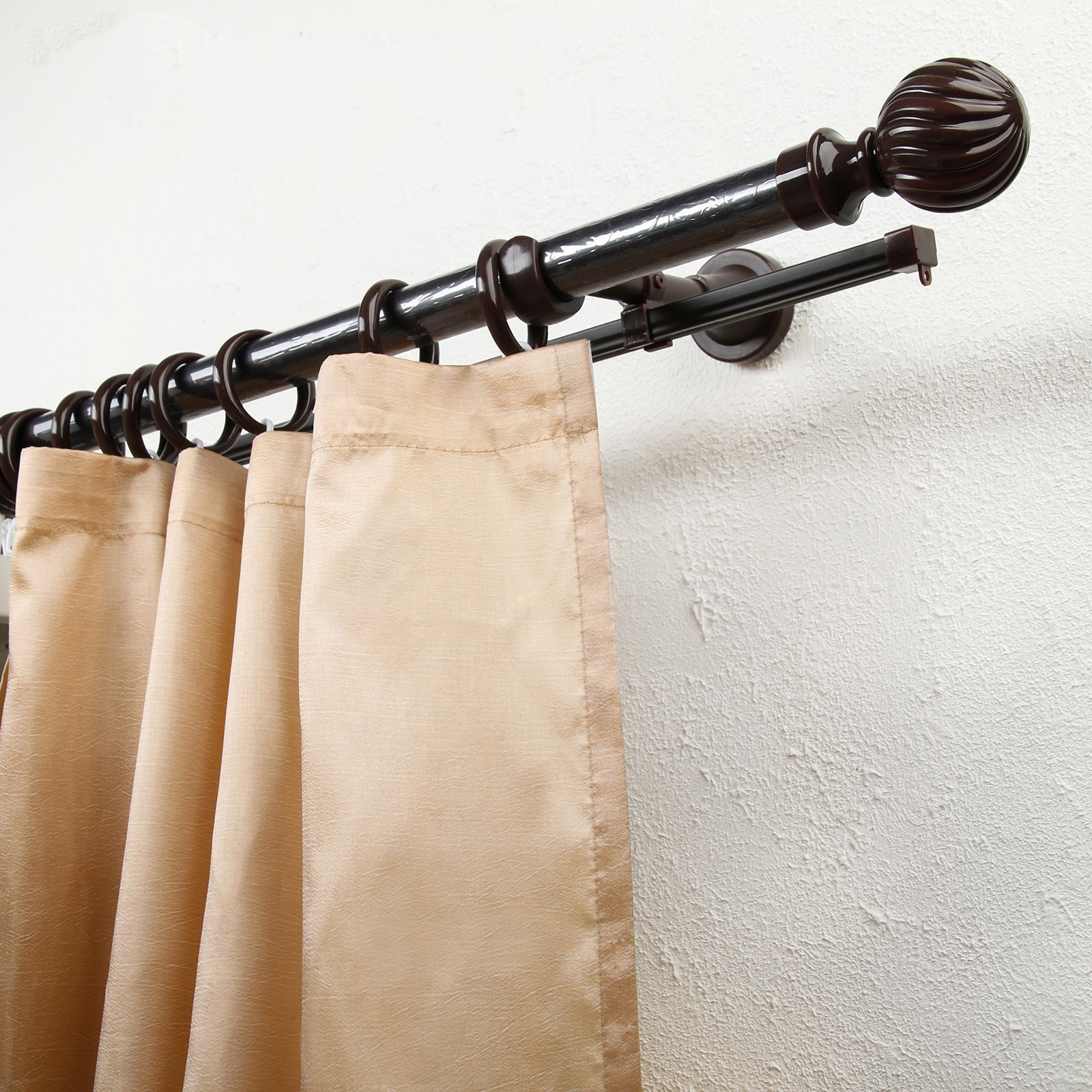 КАРНИЗ С U-ШИНОЙ ЭРА-28 ВЕНГЕ ТАНЗАНИЙСКИЙ Д28 ММ 400СМ