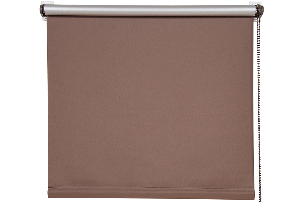 РОЛЕТ ШТОРА 160*160 БЛЭКАУТ BASIC КАКАО