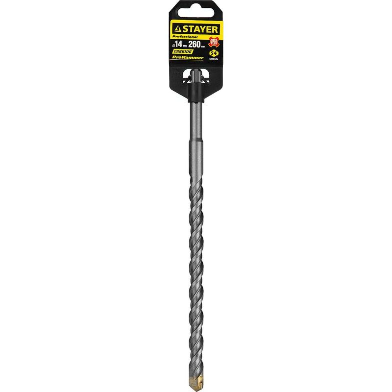 СВЕРЛО STAYER "PROFFESSIONAL" SDS 1ШТ, 14*260ММ 2930-260-14_z01