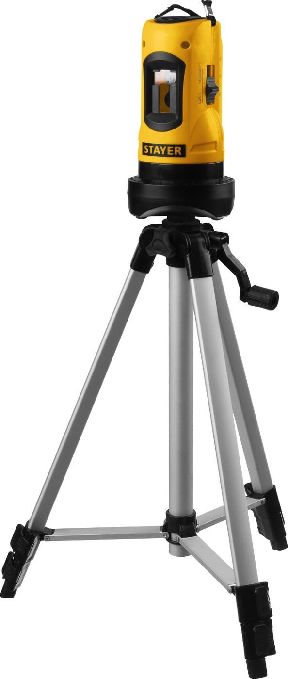 НИВЕЛИР ЛАЗЕРНЫЙ STAYER SLL-1 10М ШТАТИВ,КЕЙС  34960-Н2