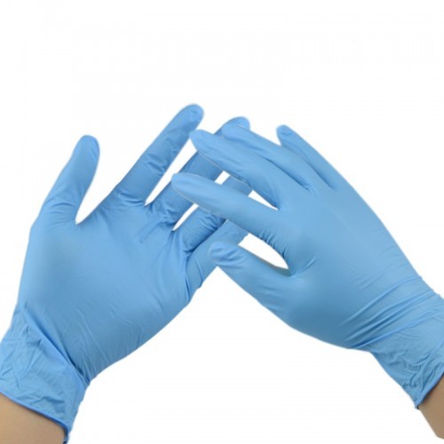 ПЕРЧАТКИ НИТРИЛОВЫЕ HOUSEHOLD GLOVES СИНИЕ S