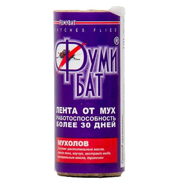 ЛЕНТА ЛИПКАЯ ОТ МУХ ФУМИБАТ