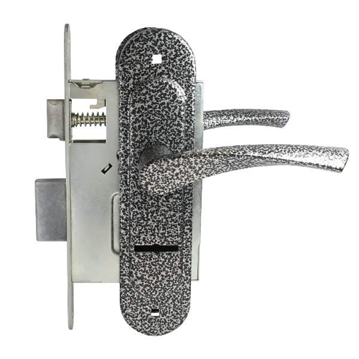 ЗАМОК ВРЕЗНОЙ ПТИМАШ ЗВ9-4,07 С ПРУЖИНОЙ СЕРЕБРО