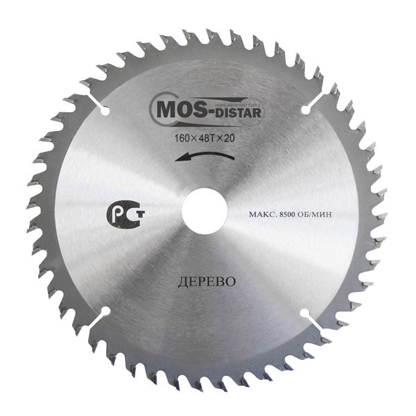 ДИСК ПИЛЬНЫЙ СТАНДАРТ 165*24Т*30  ДЕРЕВО MOS-DISTAR