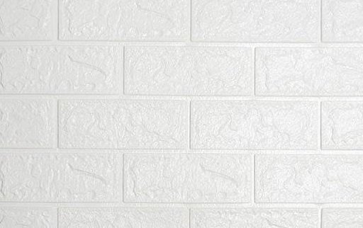 ПАНЕЛЬ САМОКЛ. 3D БЕЛЫЙ КИРПИЧ 700*770*3ММ