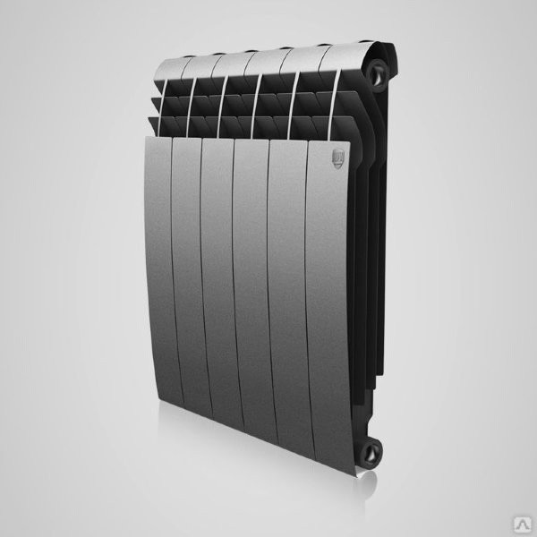 РАДИАТОР ROYAL TERMO BILINER/SILVER SATIN 500-12 СЕК