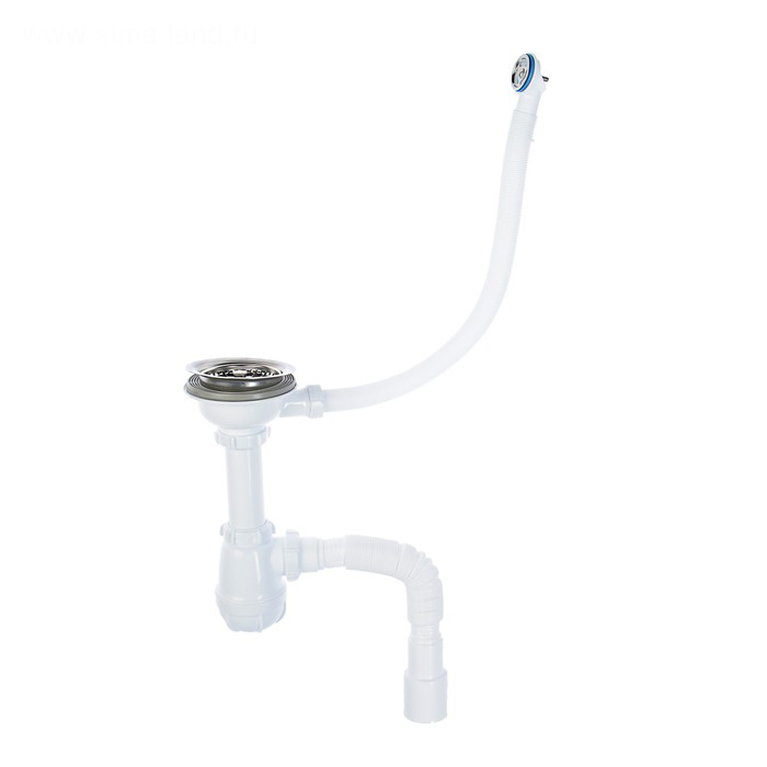 СИФОН AQUANT 3 1/2*40 С ПЕРЛИВОМ ГИБКИЙ ПРЯМОУГ. UВ0148-20 MR