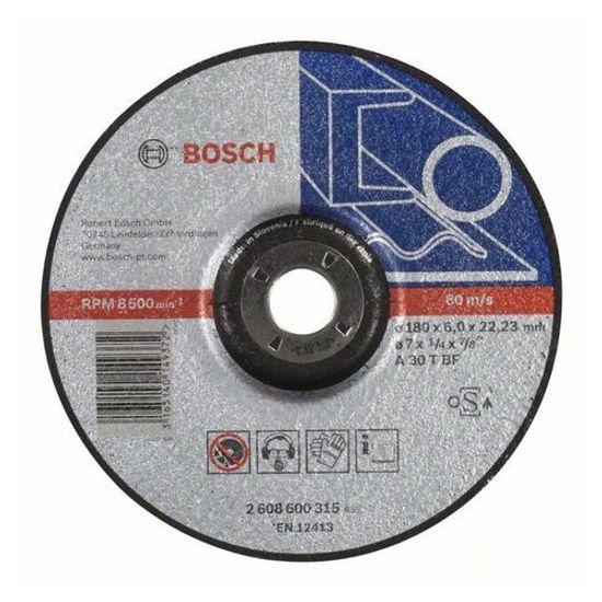 КРУГ ШЛИФОВАЛЬНЫЙ 180*6*22,23ММ BOSH
