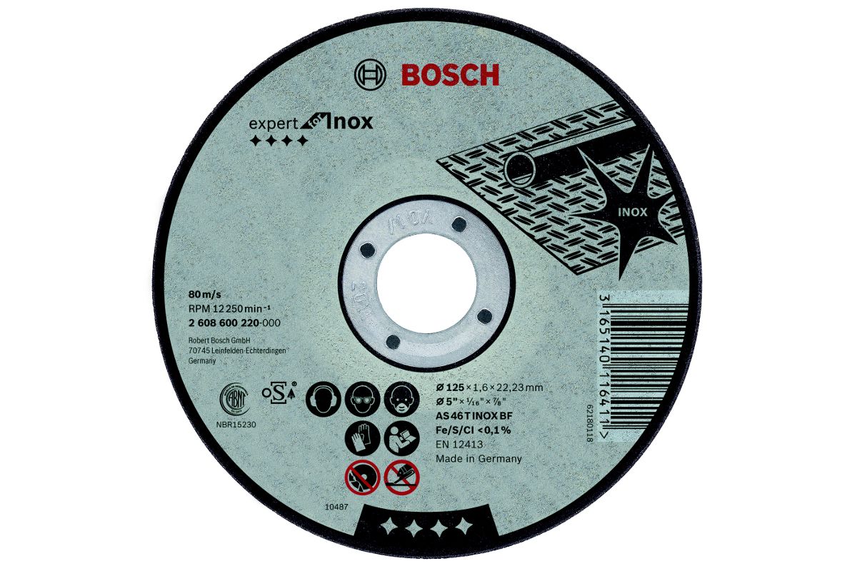 КРУГ ОТРЕЗНОЙ 180*2*22ММ BOSH INOX