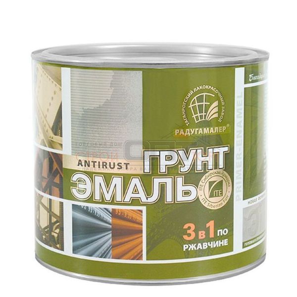 ГРУНТ-ЭМАЛЬ 3В1 КОРИЧНЕВАЯ ULTRA LINES 2,6КГ