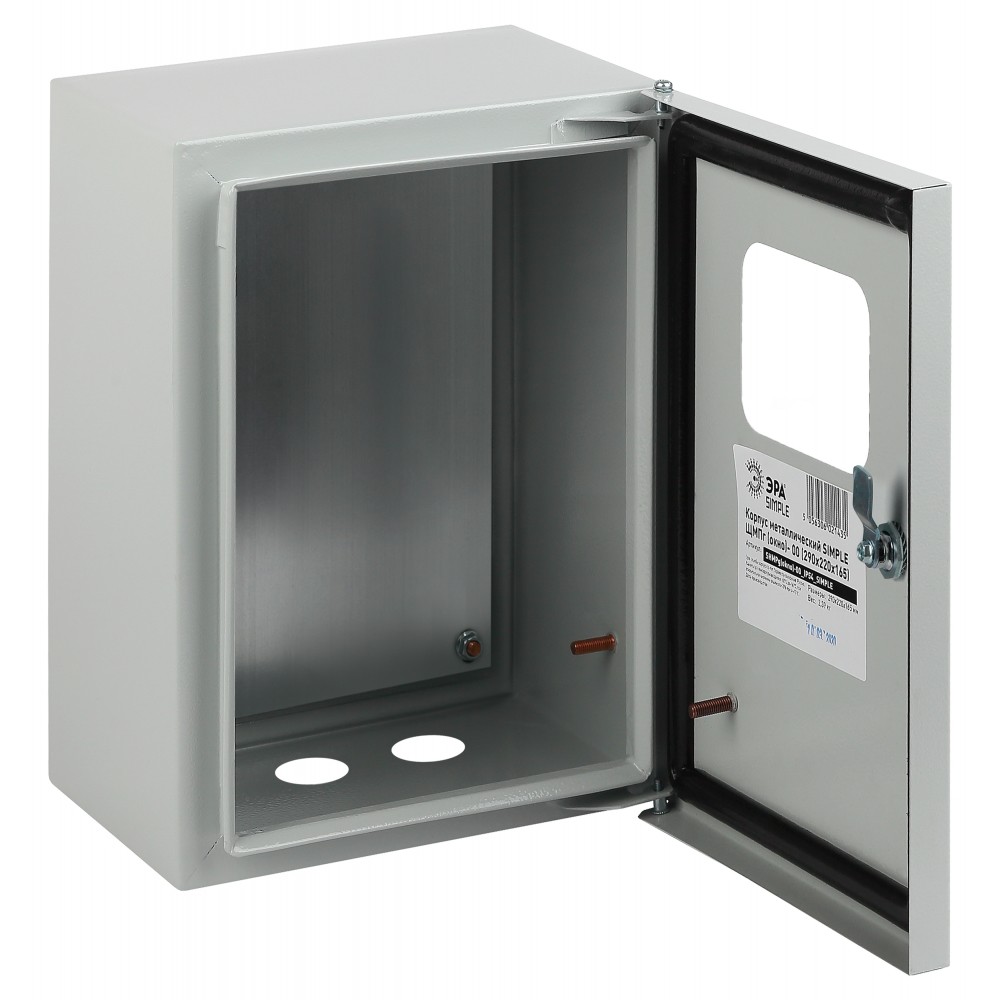 ЩИТ МЕТАЛЛ КОРПУС НАВЕСНОЙ ЭРА ЩМПГ-00 IP54 ОКНО 410*220*175 Б0041660