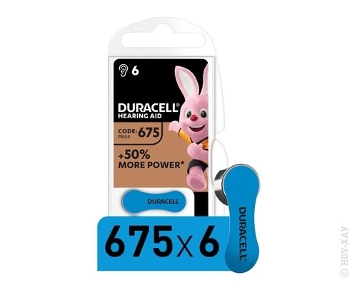 БАТАРЕЙКА DURACELL ZA675-6BL ДЛЯ СЛУХ. АППАРАТОВ