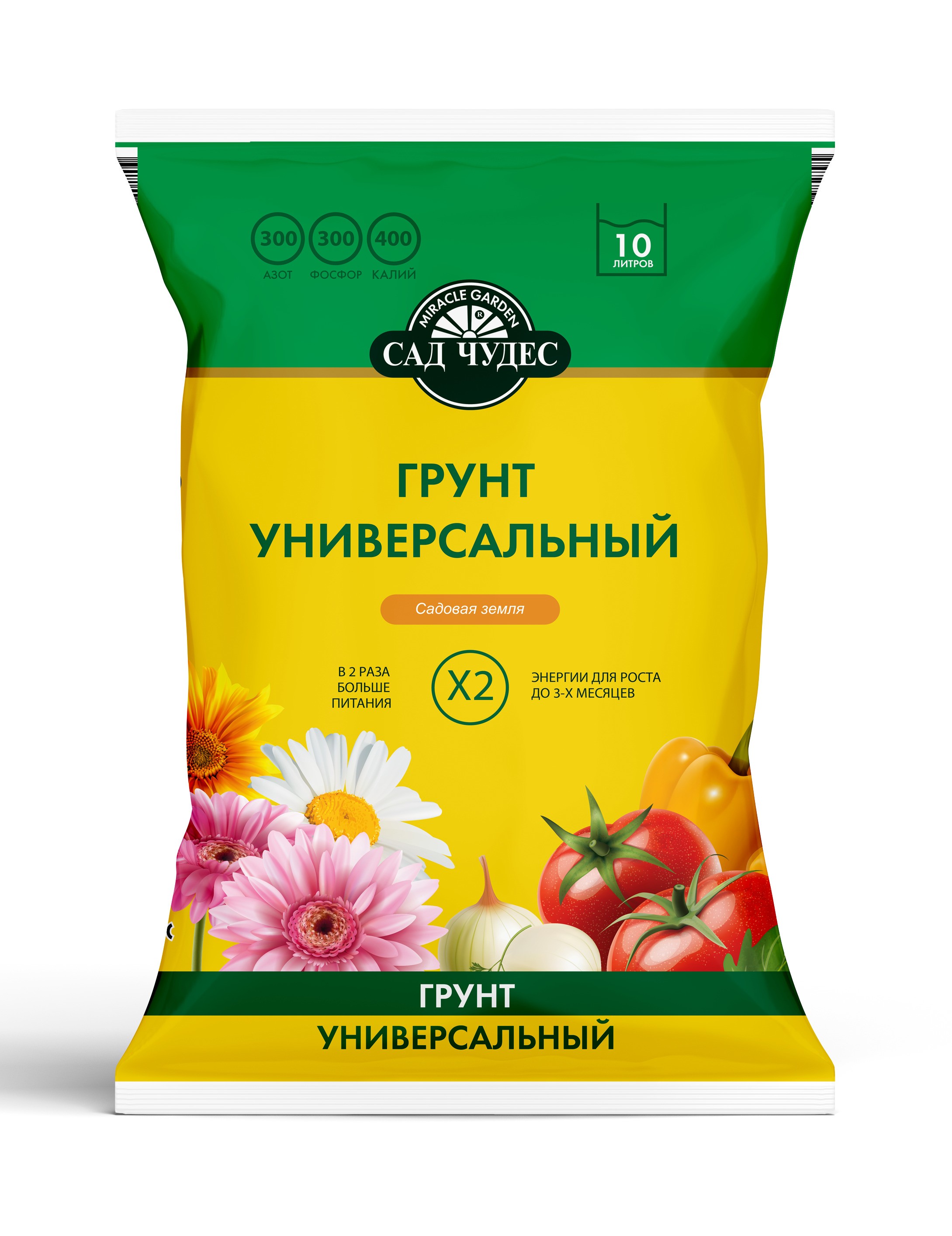 ГРУНТ САДОВАЯ ЗЕМЛЯ 10Л САД ЧУДЕС