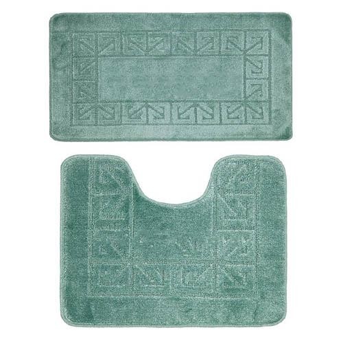 КОВРИК BANYOLIN CLASSIС  ИЗ 2-ШТ 50Х80/50Х40СМ БИРЮЗОВЫЙ
