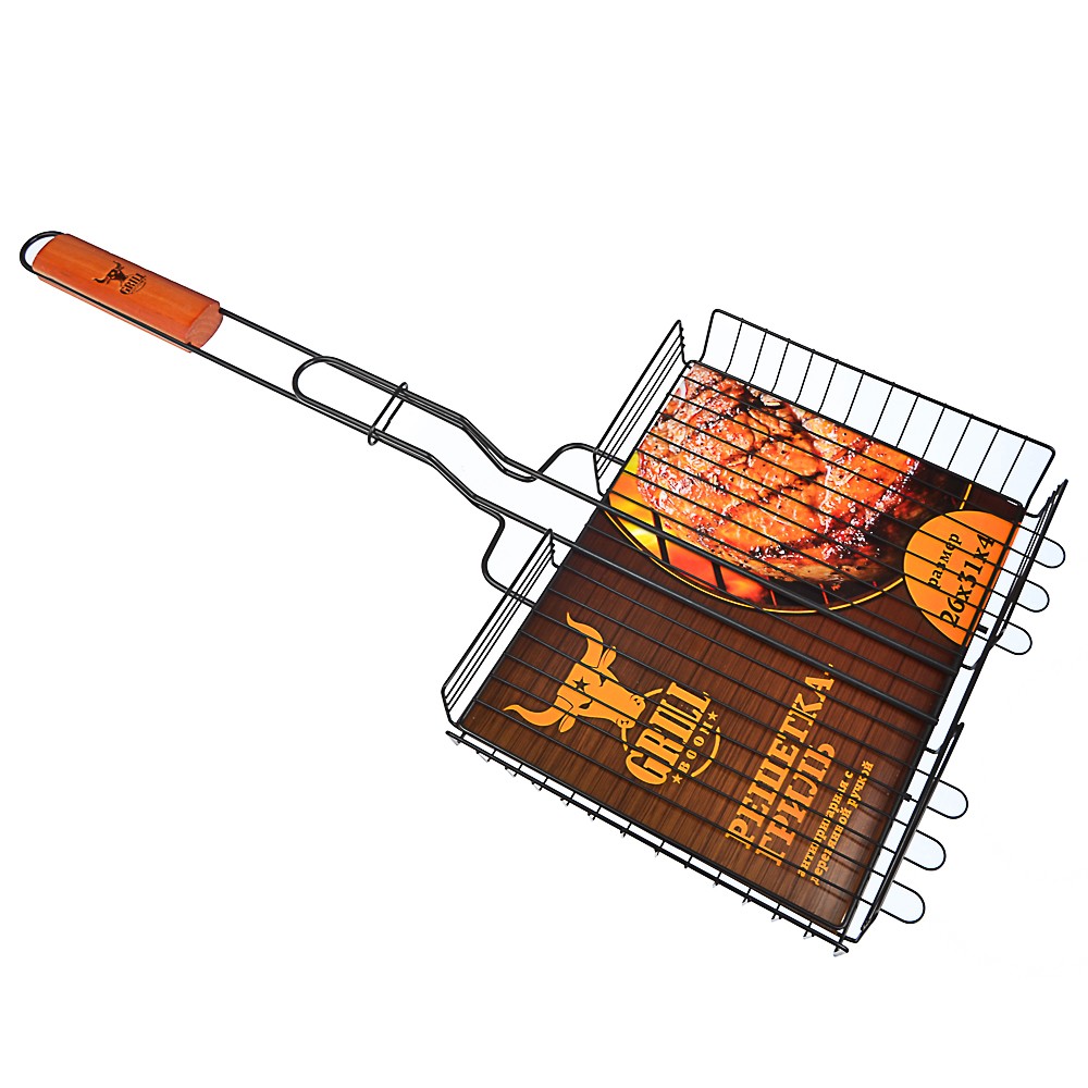 РЕШЕТКА ГРИЛЬ 65Х31Х4СМ GRILLBOOM 104-002