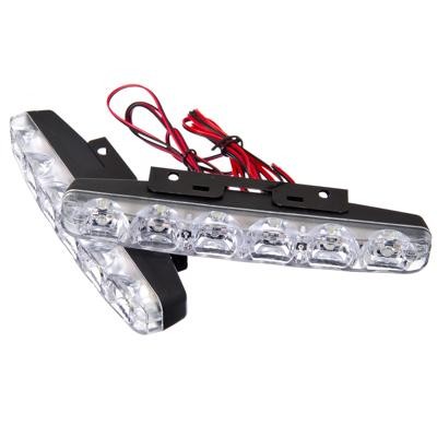 ОГНИ ДНЕВНЫЕ ХОДОВЫЕ LED 6ШТ 155ММ 12V 2ШТ NEW CALAXY 702-104