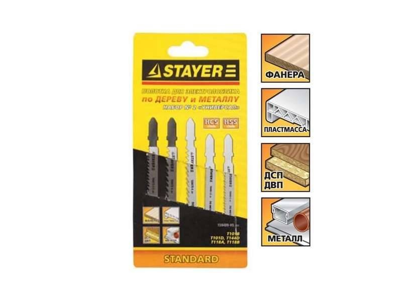 ПОЛОТНО  ДЛЯ ЭЛ. ЛОБЗИКА STAYER  ПО МЕТАЛЛУ 1,8ММ 110ММ  2шт,159951-1,8_z02
