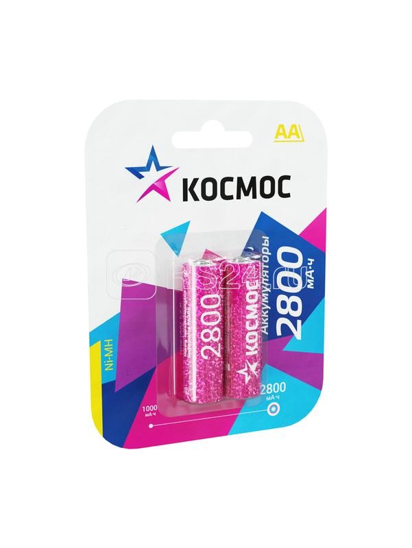 БАТАРЕЙКА КОСМОС АККУМУЛЯТОР R6 NI-MH 2800 2BL