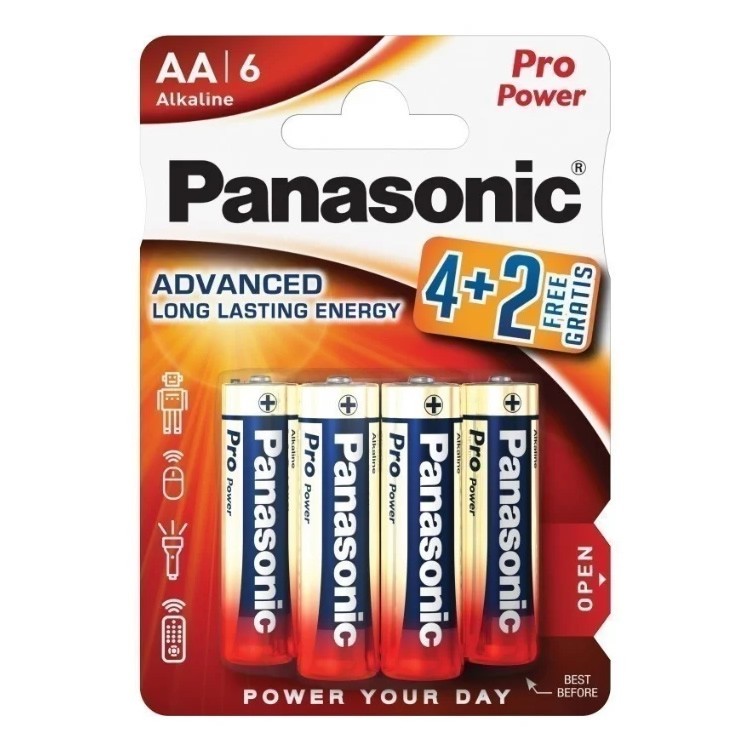 БАТАРЕЙКА PANASONIC LR6 PRO BL6