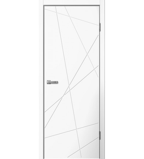 ДВЕРНОЕ ПОЛОТНО LINE01 ПВХ БЕЛЫЙ 900Х2000