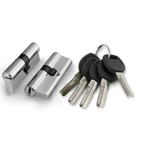 ЦИЛИНДР A200/90 A2000KEY90  (30+10+50) SN НИКЕЛЬ  PUNTO  36123