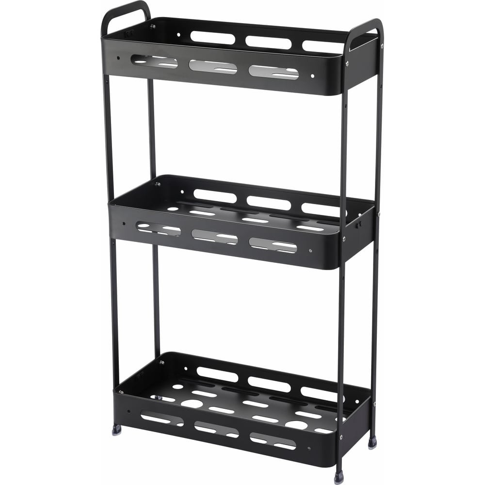 ПОЛКА НАСТЕННАЯ ZENFORT 3 ЯРУСНАЯ ЧЕРНЫЙ TA-3540B3