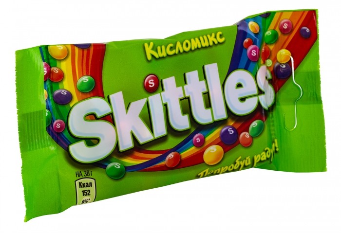 Конфеты Skittles Кисломикс 38г
