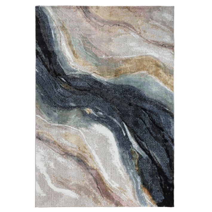 КОВЕР ELSA 1,6Х2,3 L624А BEIGE/NAVY