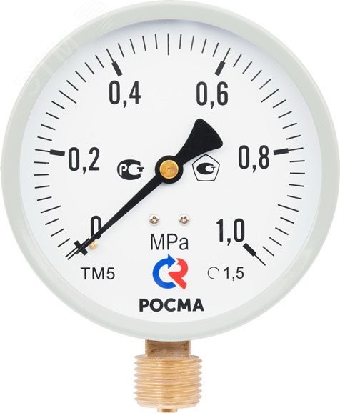 МАНОМЕТР ТМ-510Р. 00 0.6МРа G1/2 (100мм)