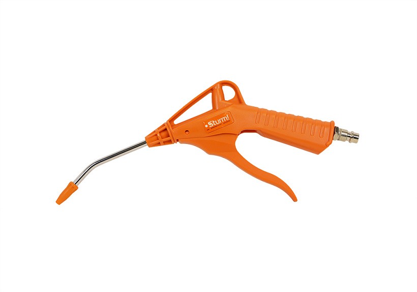 ПИСТОЛЕТ ПРОДУВОЧНЫЙ ИЗОГНУТ СОПЛО 2-6 БАР,Д 3,8ММ СОПЛО-200ММ STURM AU-1720-08