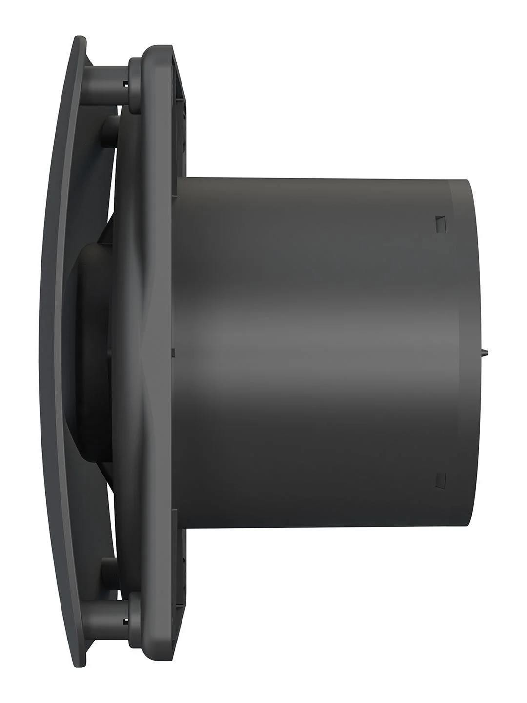 ВЕНТИЛЯТОР НАКЛАДНОЙ 4C MATT BLACK D100 RIO С ОБР КЛАПАНОМ