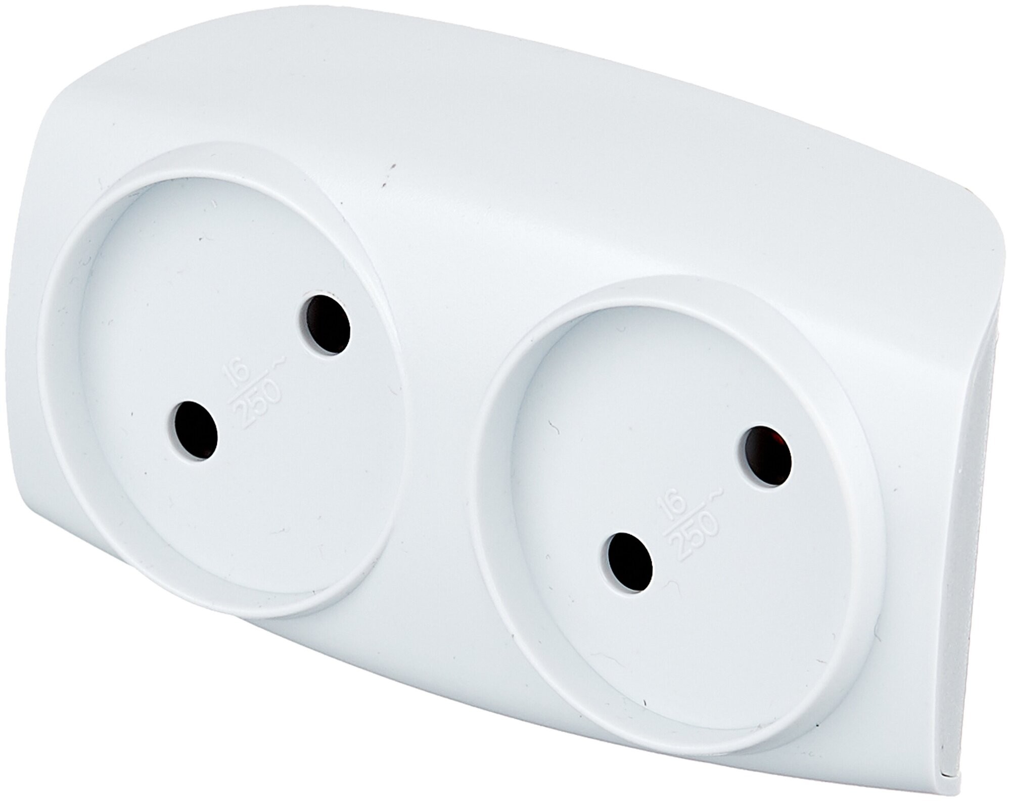 ТРОЙНИК ЭРА 2 РОЗ+USB 49531 БЕЛЫЙ