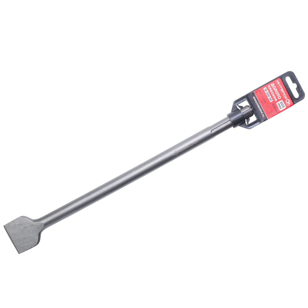 ДОЛОТО ПЛОСКОЕ SDS-MAX  18*400*50ММ ИНТЕРСКОЛ