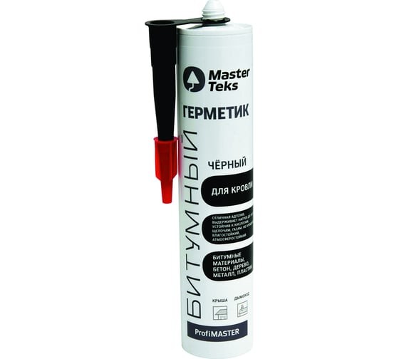 ГЕРМЕТИК БИТУМНЫЙ MASTER TEKS PROFIMASTER ЧЕРНЫЙ 260МЛ