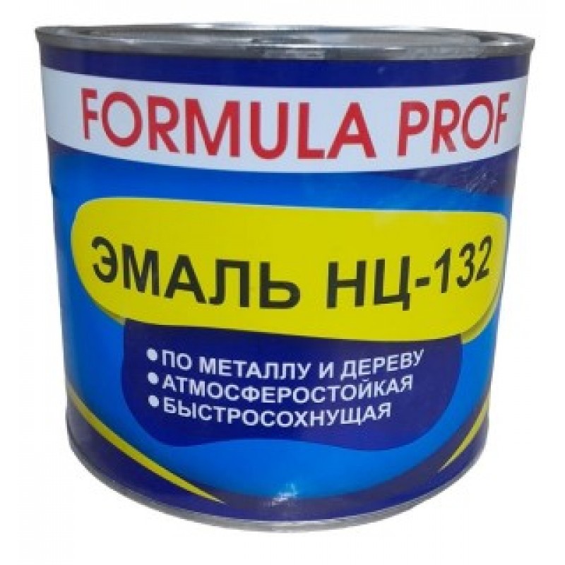 ЭМАЛЬ НЦ-132 FORMULA PROF ЧЕРНАЯ 0,7КГ