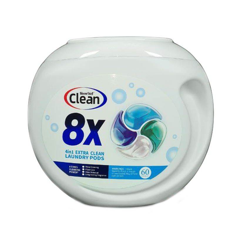 Капсулы для стирки 4 in 1 LAUNDRY POD (Fragrance: GREEN FRUIT)12g*60PCS
