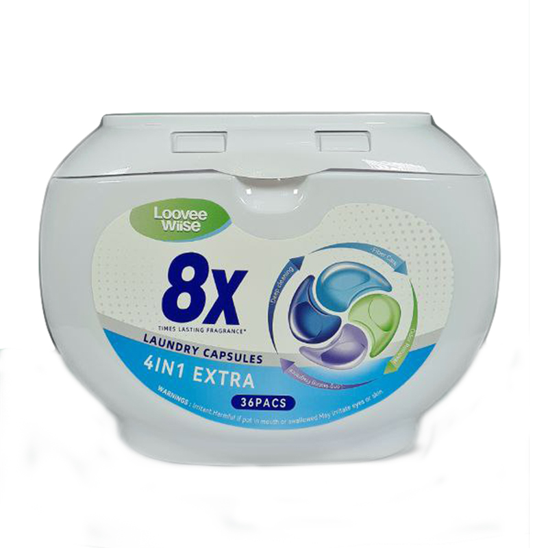 Капсулы для стирки Loovee Wiise，4 IN 1 LAUNDRY POD (Fragrance: SANDHILL)12g*36PCS