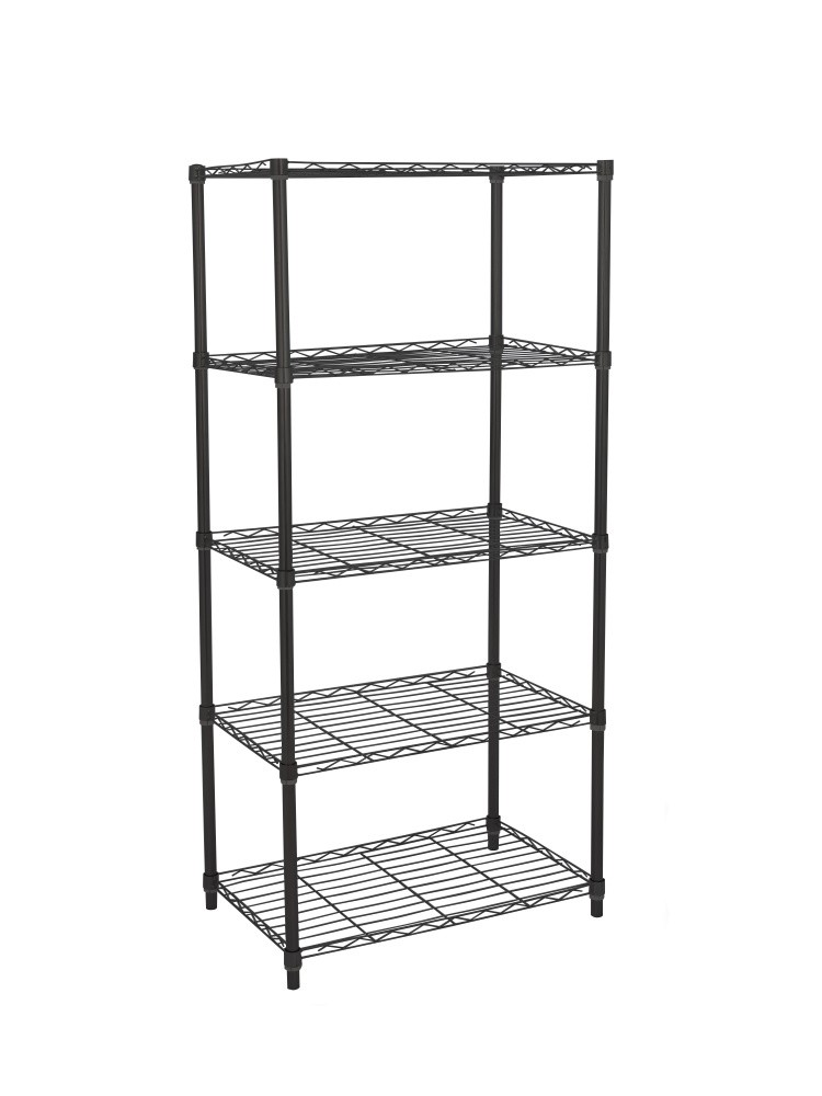 СТЕЛЛАЖ МЕТАЛЛ. 5-ТИ ЯРУСНЫЙ 67*30*146,5СМ ЧЕРНЫЙ ТОРОНТО 25