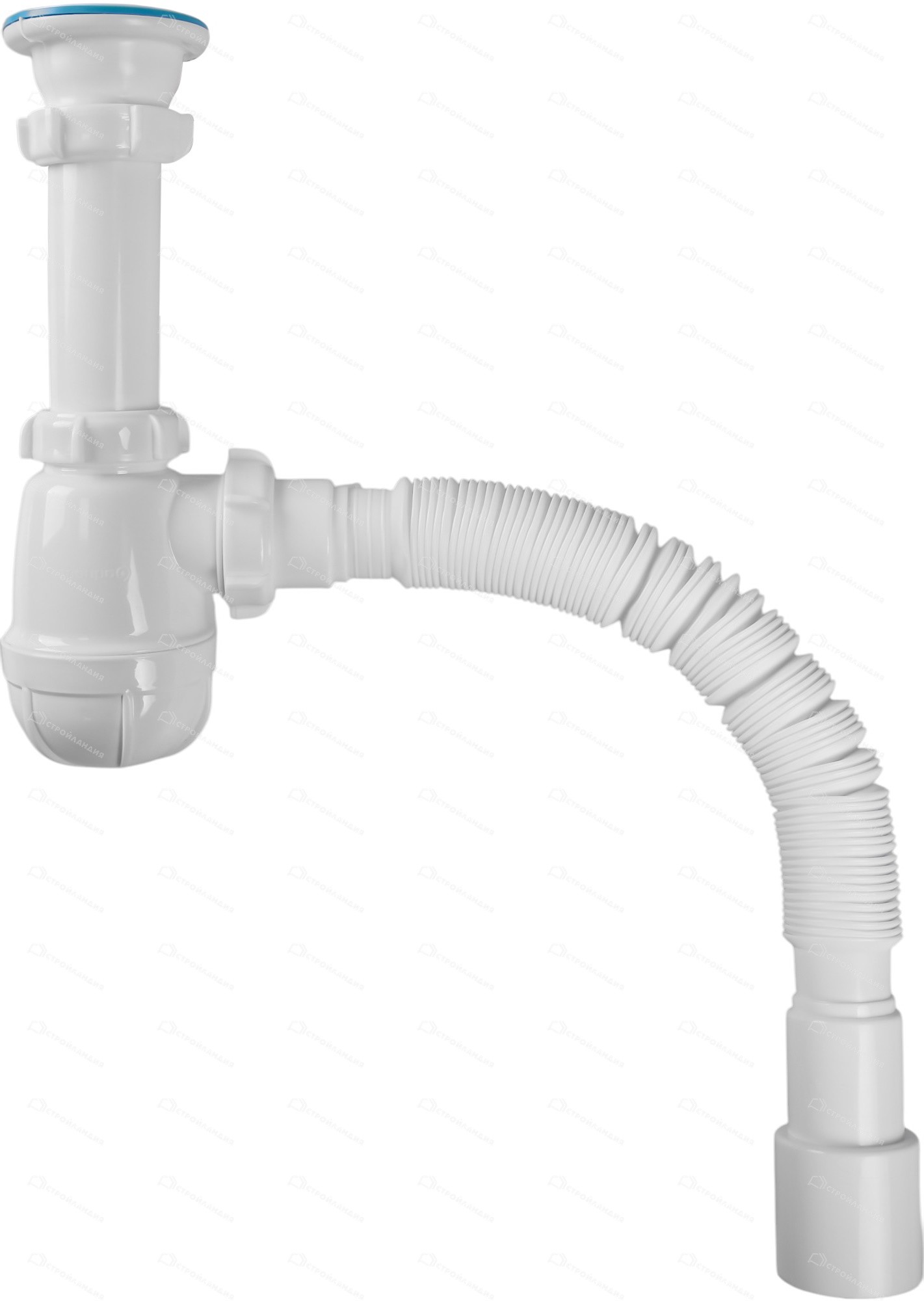 СИФОН ДЛЯ УМЫВАЛЬНИКА  AQUANT 1 1/2*40 С УДЛИН.ГОРЛОВ.40Х50 В0510-30-MR